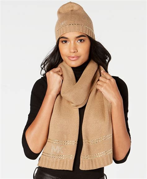 michael kors hat scarf